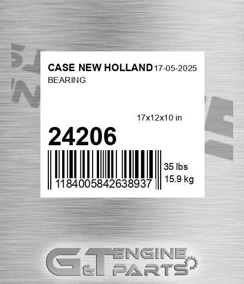 24-206 Bearing for CASE NEW HOLLAND