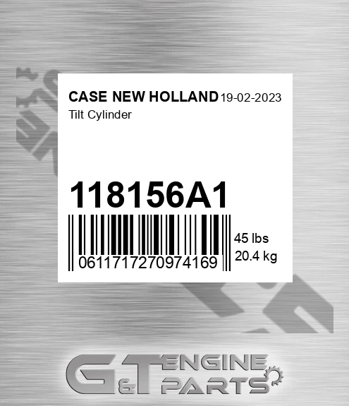 118156A1 Tilt Cylinder
