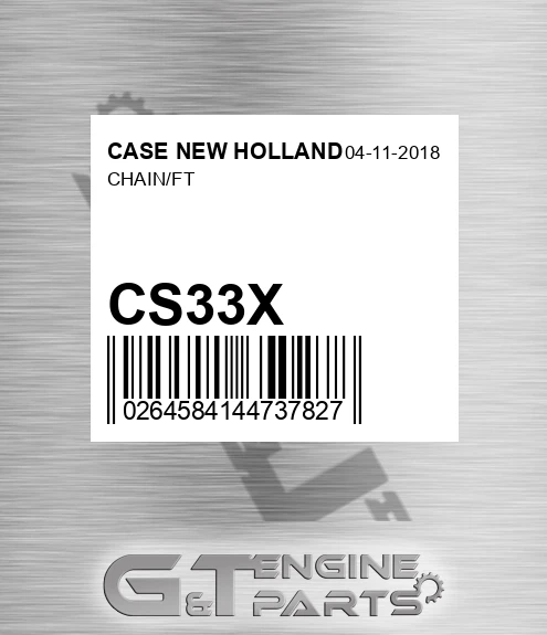 CS33X Chain/ft