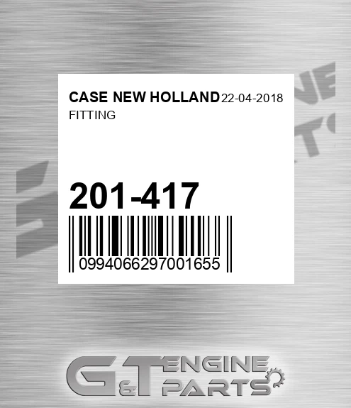 201-417 Fitting for CASE NEW HOLLAND