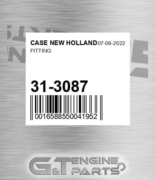 31-3087 Fitting for CASE NEW HOLLAND