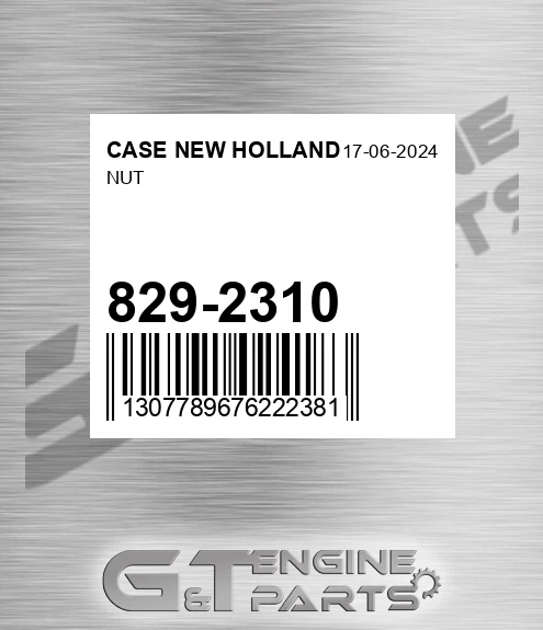 829-2310 Nut for CASE NEW HOLLAND