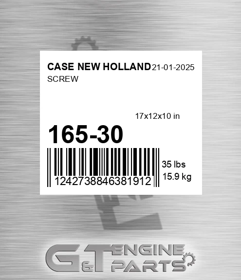 165-30 Screw