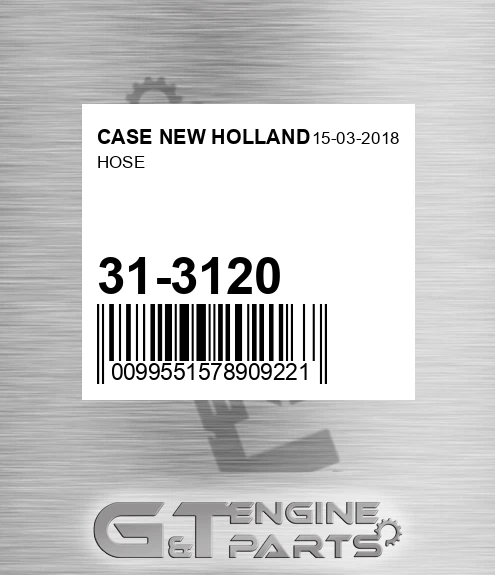 31-3120 Hose for CASE NEW HOLLAND