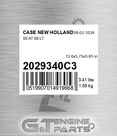 2029340C3 Seat Belt