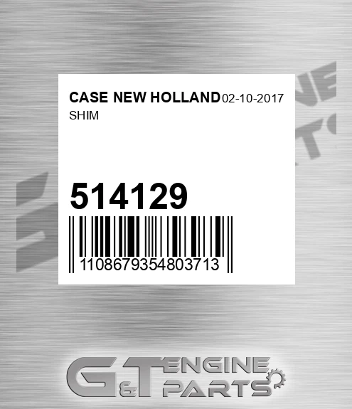 514129 CASE NEW HOLLAND Shim