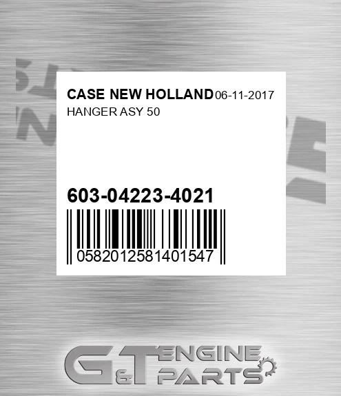 603-04223-4021 Hanger Asy 50