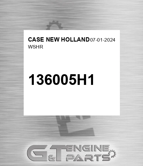 136005H1 Wshr