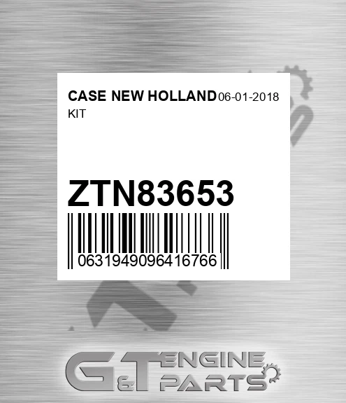 ZTN83653 Kit for CASE NEW HOLLAND