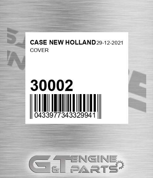 30002 CASE NEW HOLLAND Cover