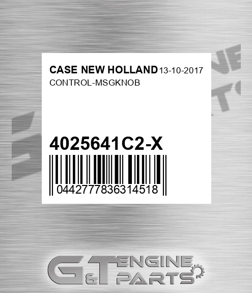 4025641C2-X Control-msgknob