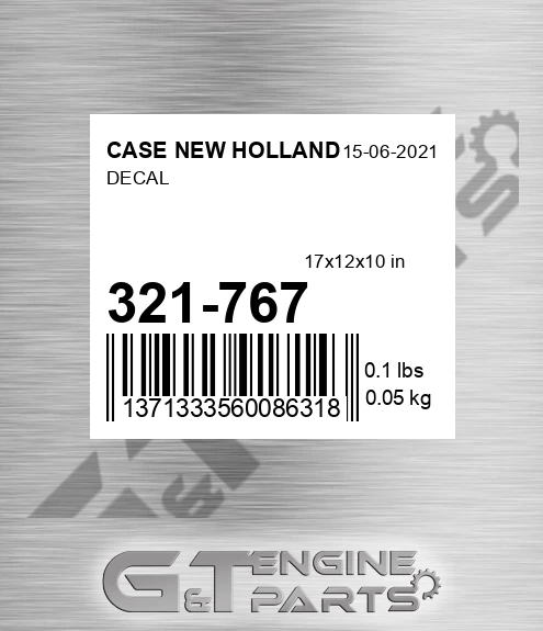 321-767 Decal