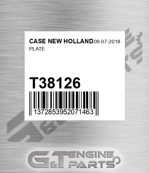 T38126 Plate