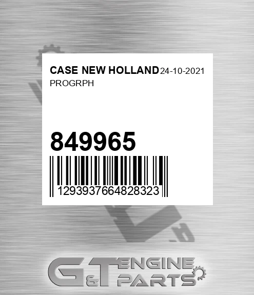 849965 Progrph for CASE NEW HOLLAND