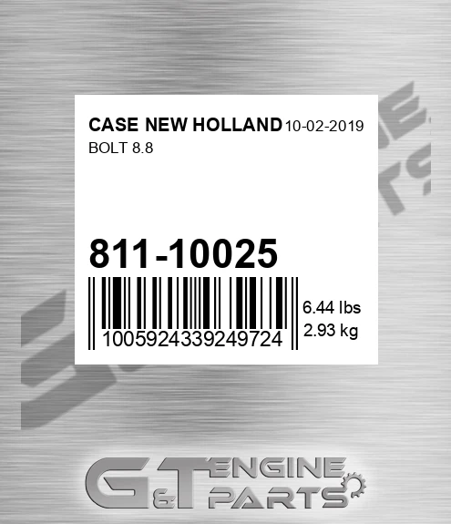 811-10025 Bolt 8.8