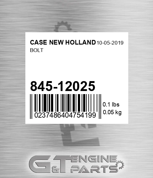 845-12025 Bolt