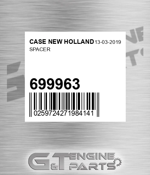 699963 Spacer for CASE NEW HOLLAND
