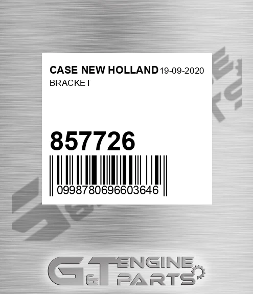 857726 Bracket for CASE NEW HOLLAND