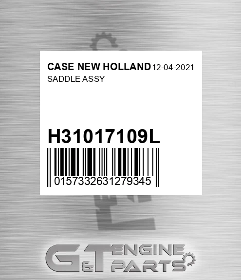 H31017109L Saddle Assy