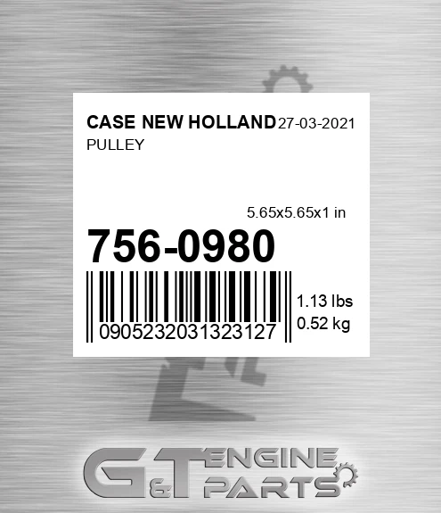 756-0980 Pulley