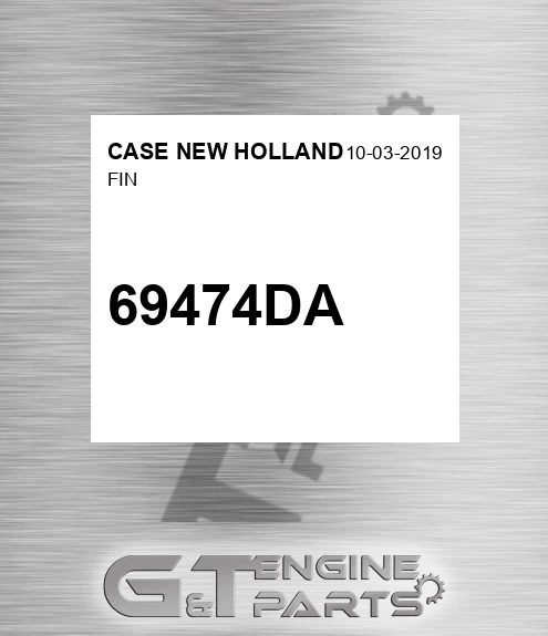 69474DA CASE NEW HOLLAND Fin