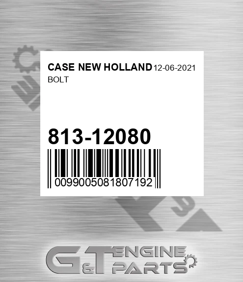813-12080 Bolt