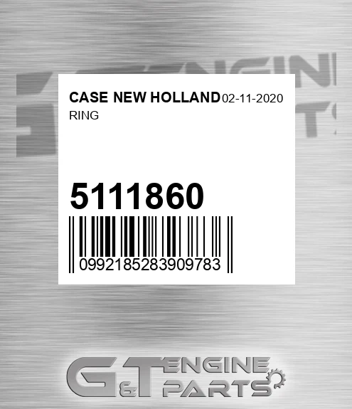 5111860 Ring for CASE NEW HOLLAND