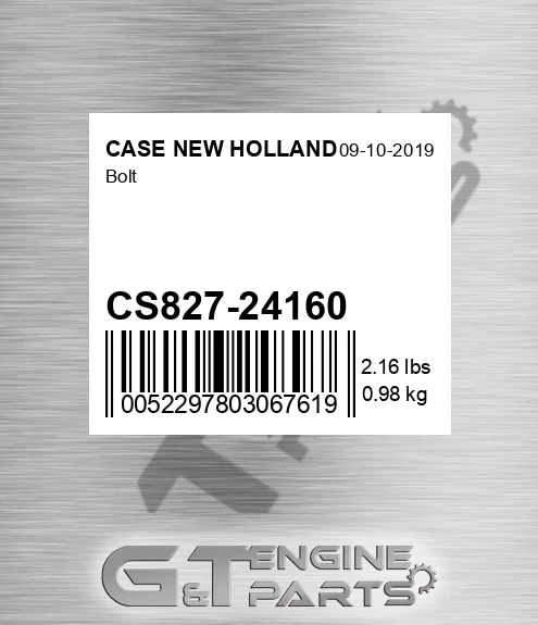 CS827-24160 Bolt