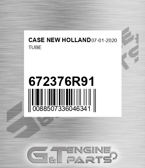 672376R91 Tube for CASE NEW HOLLAND