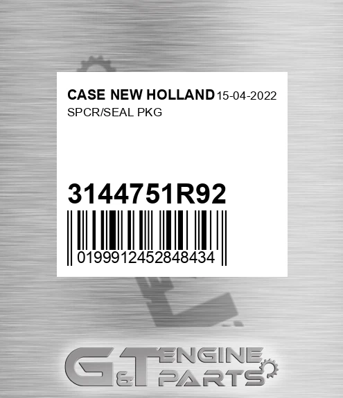 3144751R92 Spcr/seal Pkg