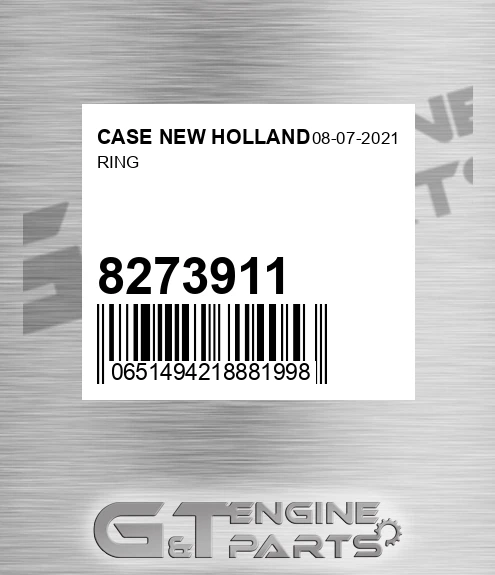 8273911 Ring for CASE NEW HOLLAND