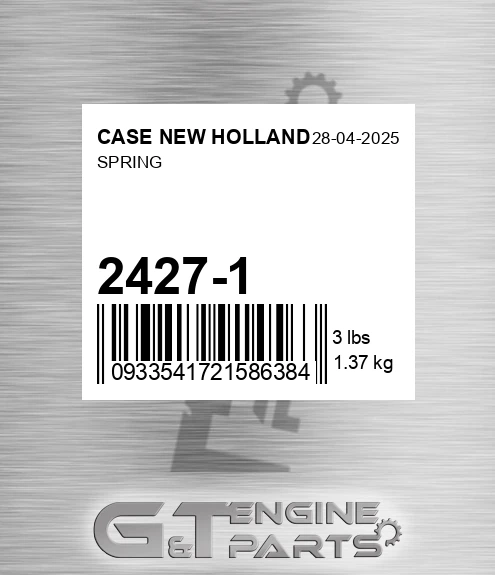 2427-1 CASE NEW HOLLAND Spring
