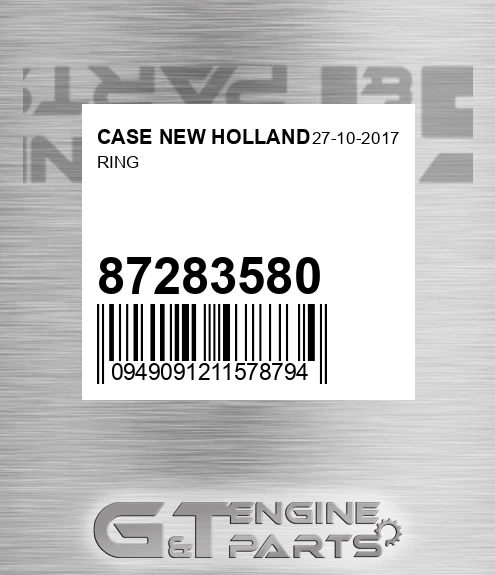 87283580 Ring for CASE NEW HOLLAND