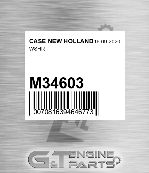 M34603 Wshr