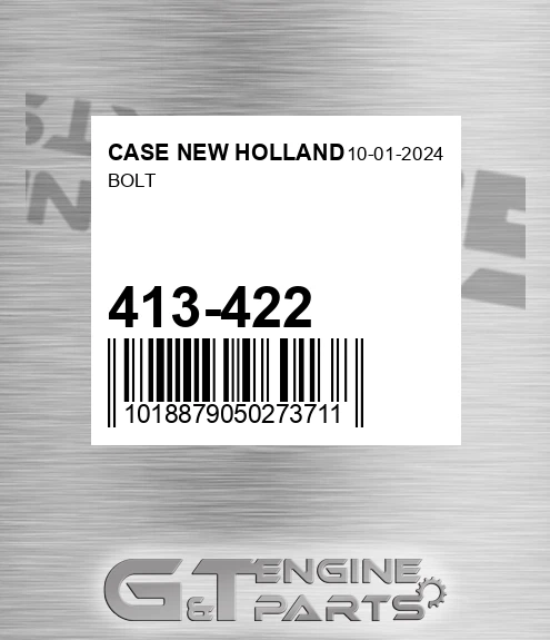 413-422 Bolt for CASE NEW HOLLAND