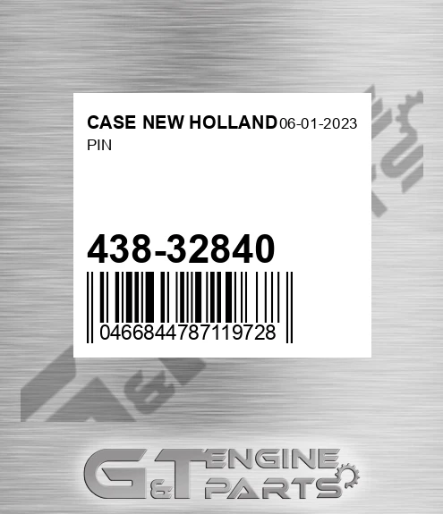 438-32840 Pin for CASE NEW HOLLAND