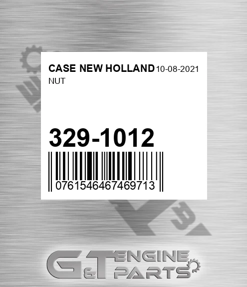 329-1012 Nut for CASE NEW HOLLAND