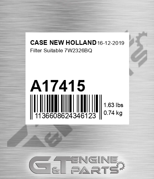 A17415 Filter Suitable 7w2326bq