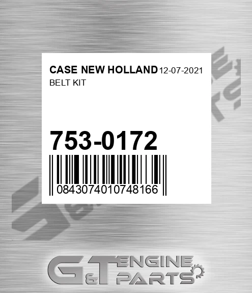 753-0172 Belt Kit