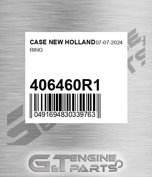 406460R1 Ring for CASE NEW HOLLAND