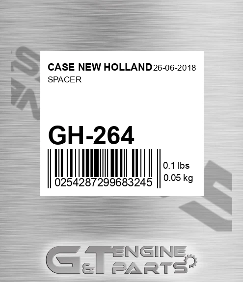 GH-264 Spacer for CASE NEW HOLLAND
