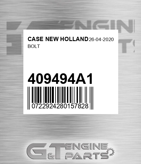 409494A1 Bolt