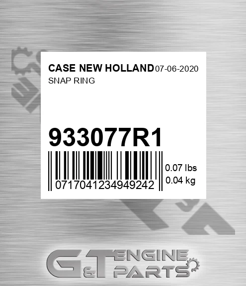 933077R1 CASE NEW HOLLAND Snap Ring