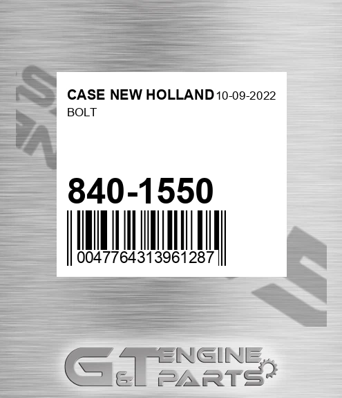 840-1550 Bolt