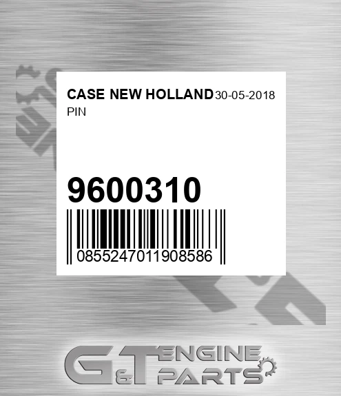 9600310 Pin for CASE NEW HOLLAND