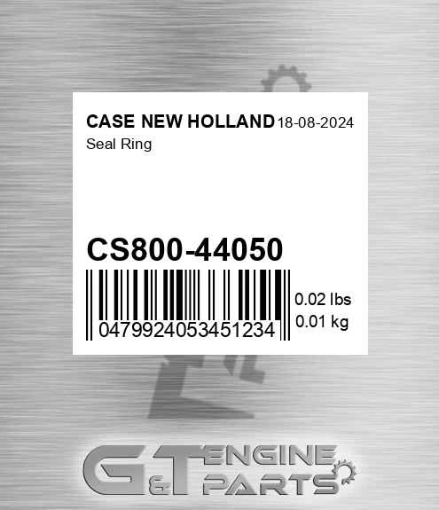 CS800-44050 Seal Ring for CASE NEW HOLLAND