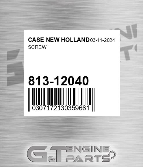 813-12040 Screw