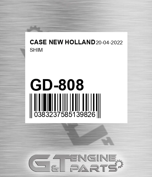 GD-808 Shim for CASE NEW HOLLAND