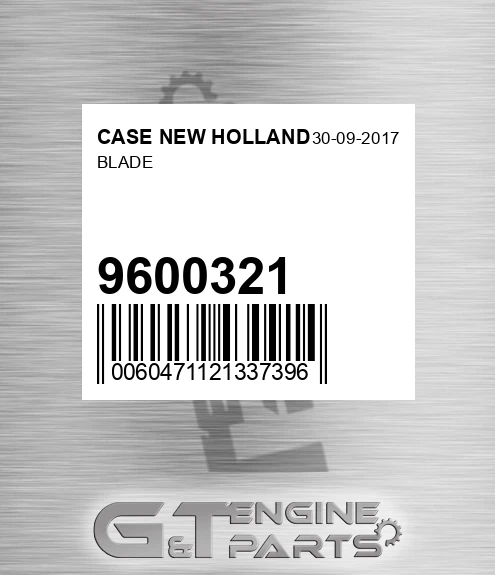 9600321 Blade for CASE NEW HOLLAND