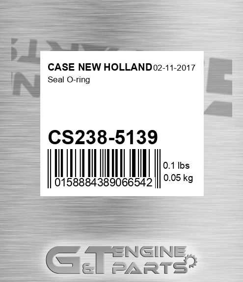 CS238-5139 Seal O-ring for CASE NEW HOLLAND